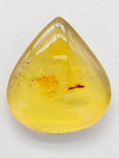 Amber cabochon | Artisan Cut Gemstone