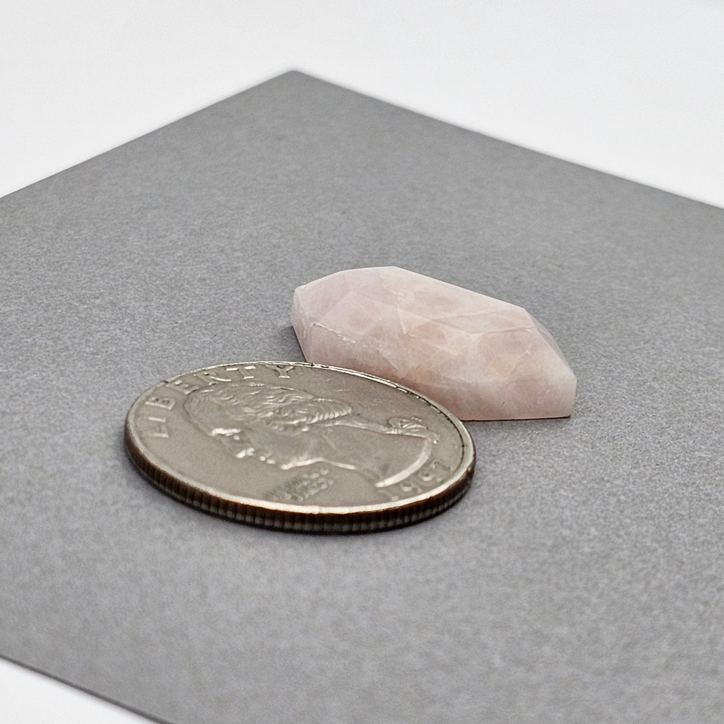 Rose Quartz Geometric Cabochon