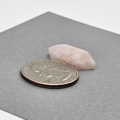 Rose Quartz Geometric Cabochon