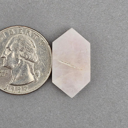 Rose Quartz Geometric Cabochon