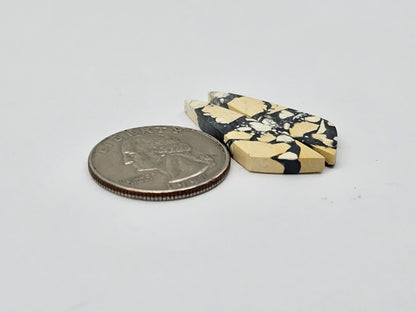 Maligano Jasper cabochon pair