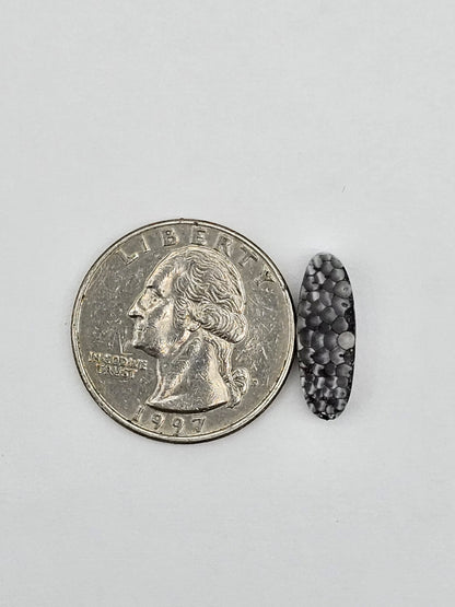 Snake skin agate cabochon