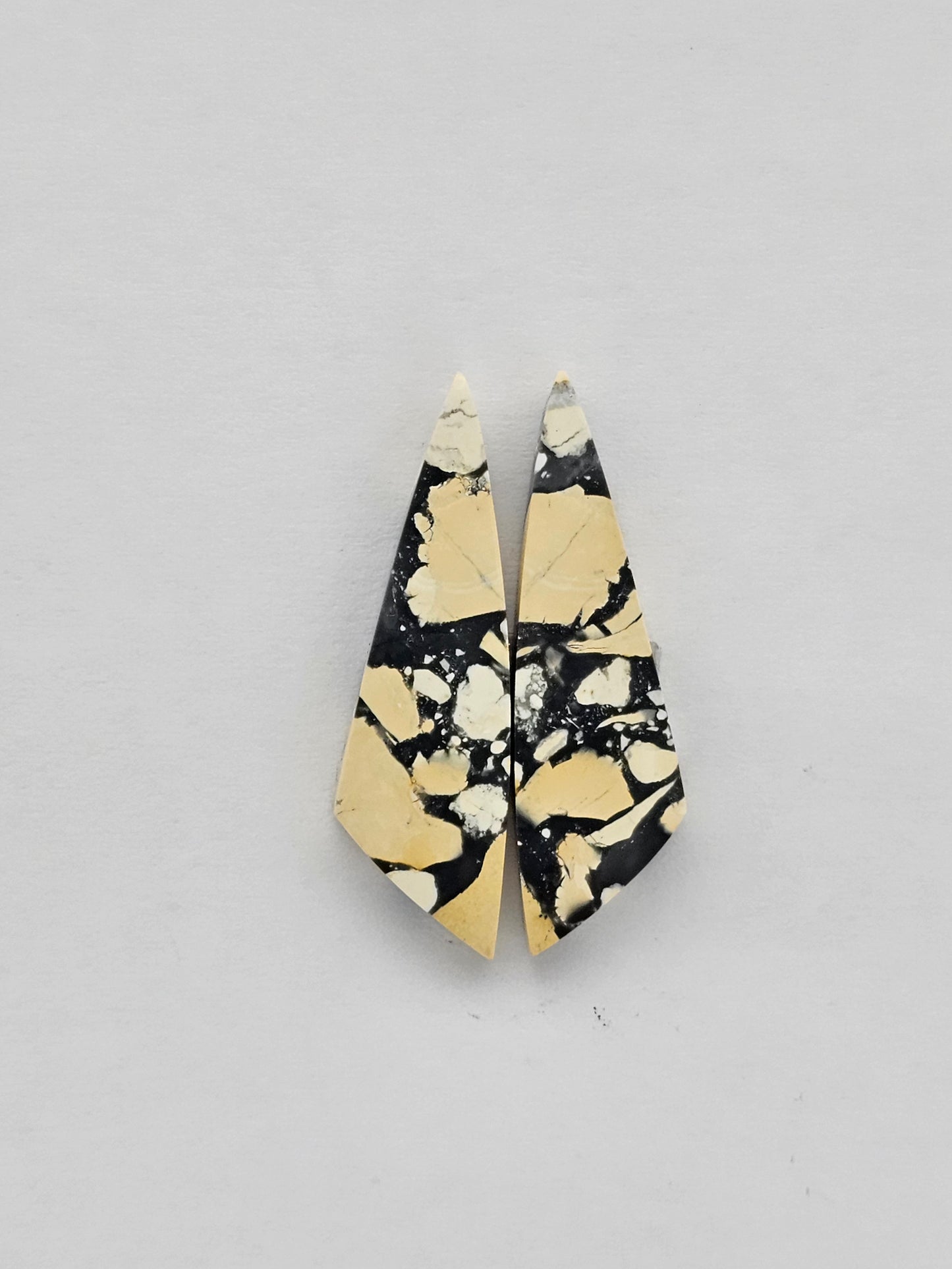 Maligano Jasper cabochon pair