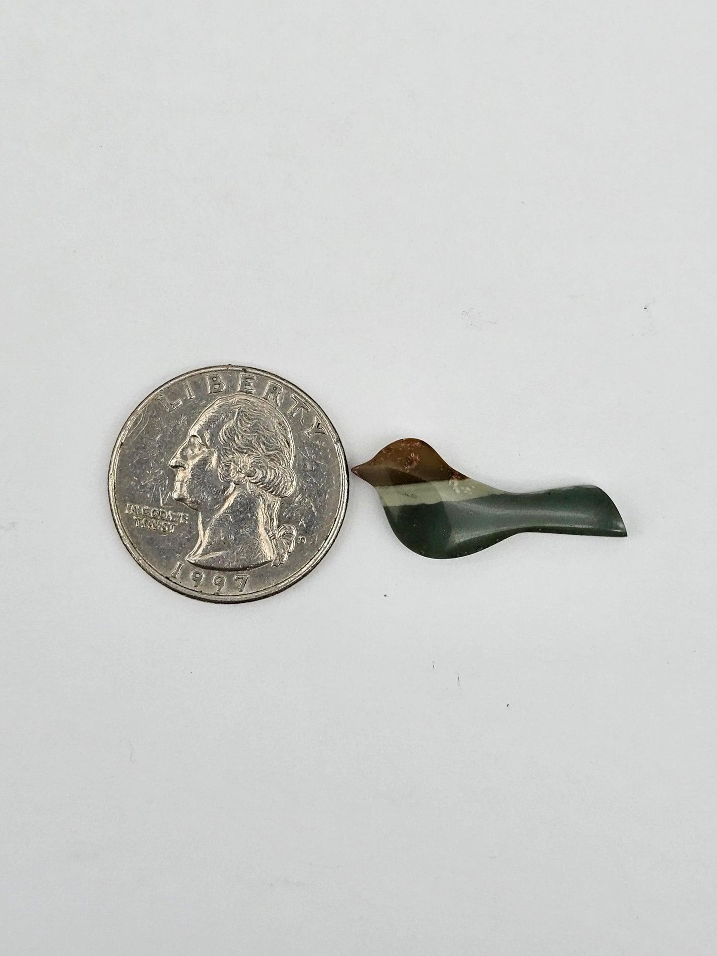 Landscape jasper bird cabochon