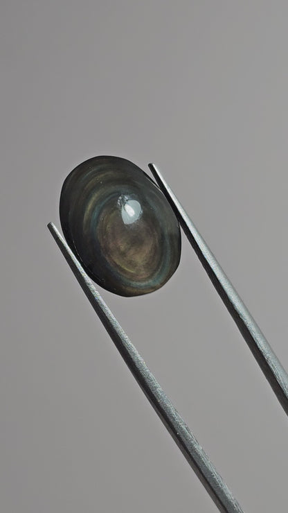 Rainbow obsidian Cabochon | Natural Mexican Obsidian for Silversmiths