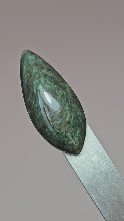Velvet obsidian Cabochon | Natural Mexican Obsidian for Silversmiths
