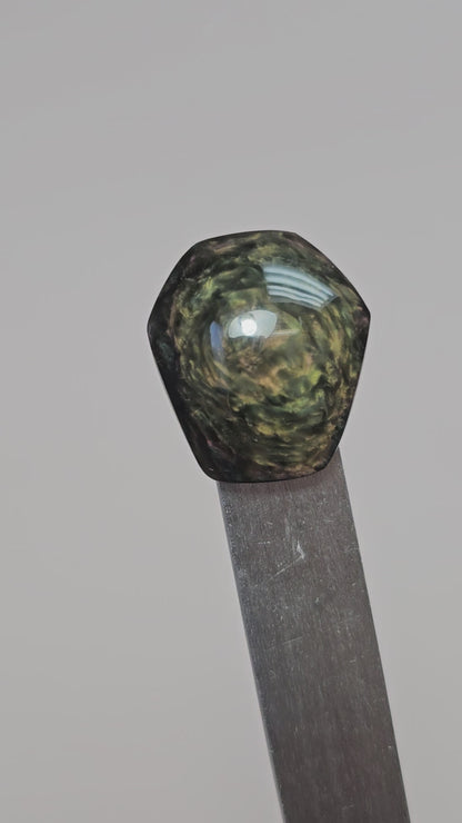 Velvet obsidian Cabochon | Natural Mexican Obsidian for Silversmiths