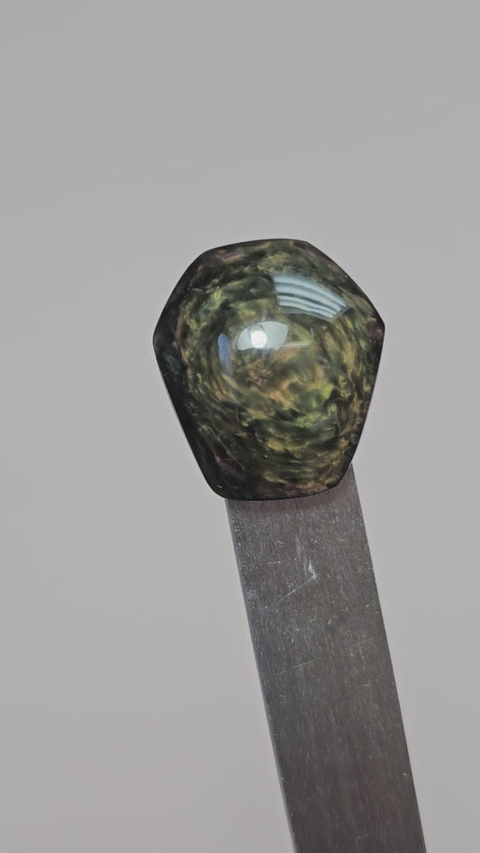 Velvet obsidian Cabochon | Natural Mexican Obsidian for Silversmiths