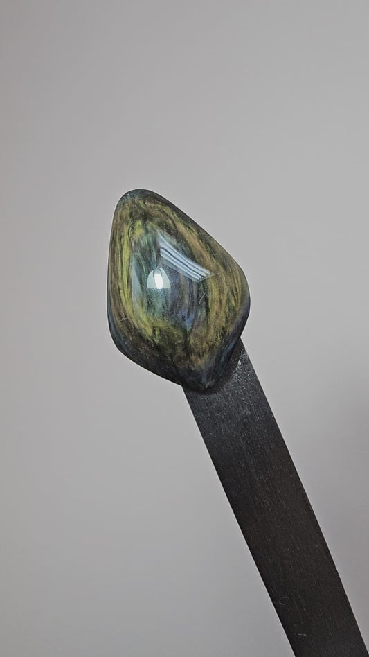 Velvet obsidian Cabochon | Natural Mexican Obsidian for Silversmiths