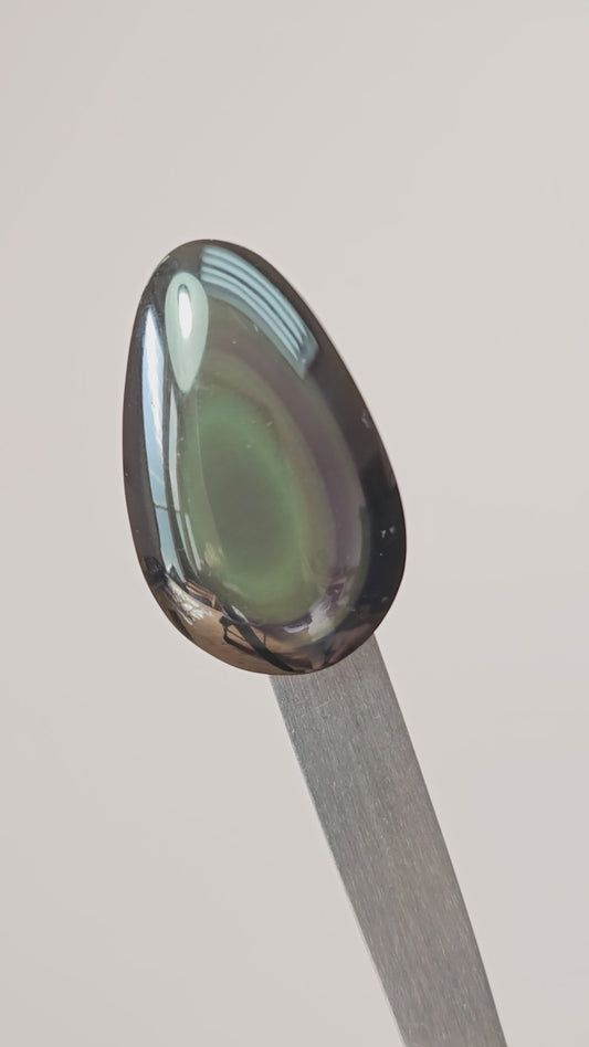 Rainbow obsidian Cabochon | Natural Mexican Obsidian for Silversmiths