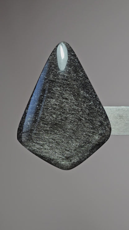 Gold Sheen Obsidian Cabochon | Natural Mexican Obsidian for Silversmiths