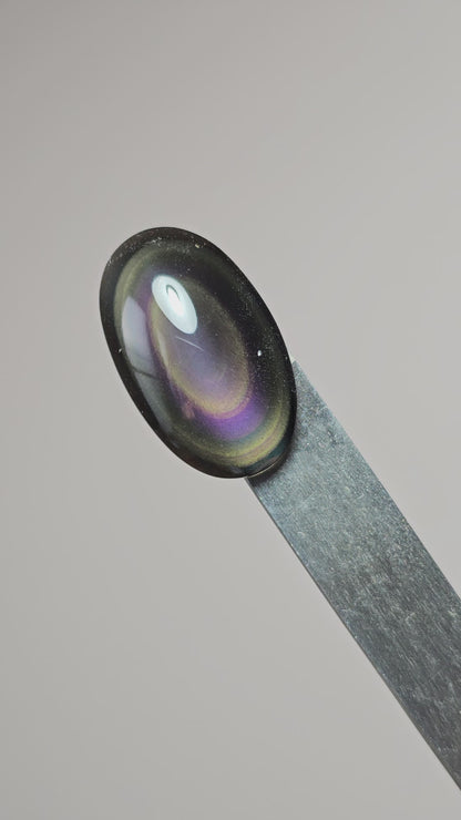 Rainbow obsidian Cabochon | Natural Mexican Obsidian for Silversmiths