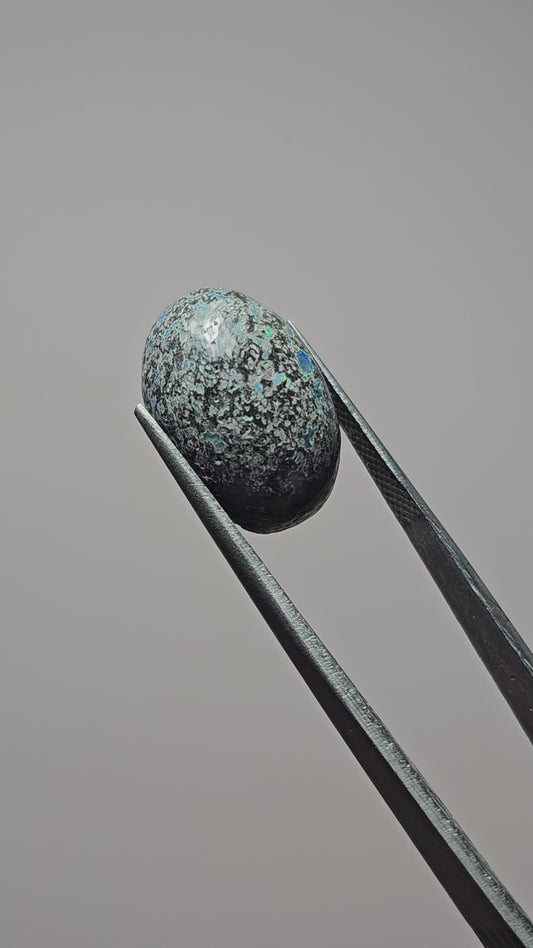 Rare Mexican Leopard Opal Cabochon