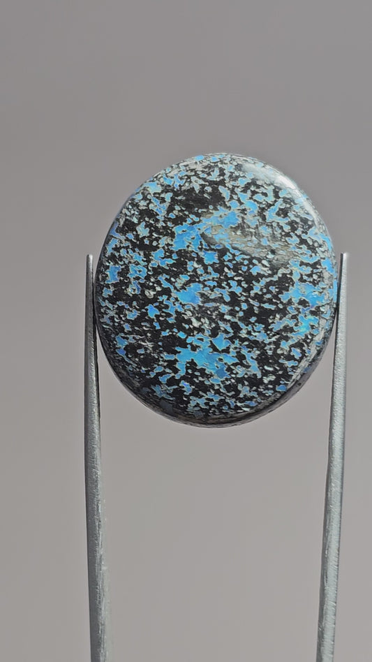 Rare Mexican Leopard Opal Cabochon
