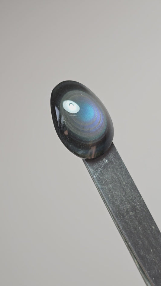 Rainbow obsidian Cabochon | Natural Mexican Obsidian for Silversmiths