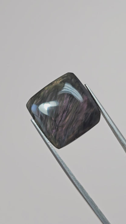 Velvet obsidian Cabochon | Natural Mexican Obsidian for Silversmiths