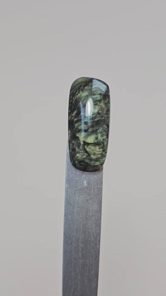 Velvet obsidian Cabochon | Natural Mexican Obsidian for Silversmiths