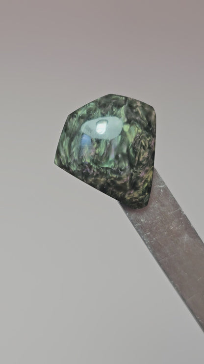 Velvet obsidian Cabochon | Natural Mexican Obsidian for Silversmiths