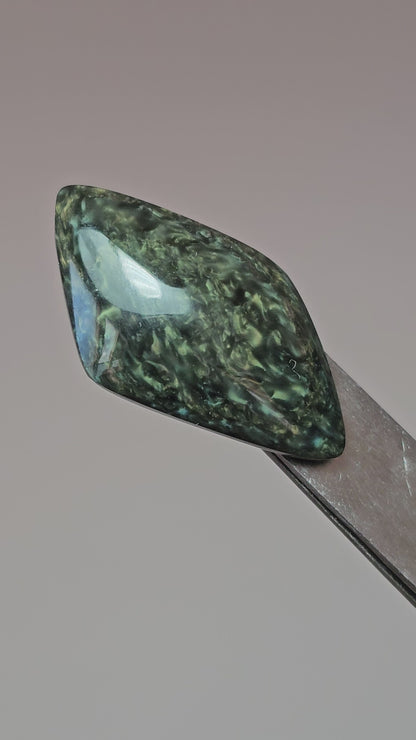 Velvet obsidian Cabochon | Natural Mexican Obsidian for Silversmiths