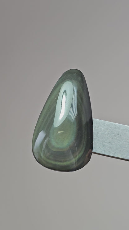 Rainbow obsidian Cabochon | Natural Mexican Obsidian for Silversmiths