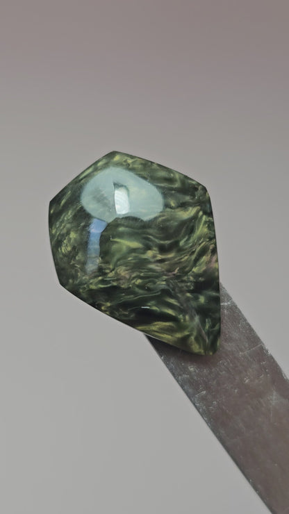Velvet obsidian Cabochon | Natural Mexican Obsidian for Silversmiths