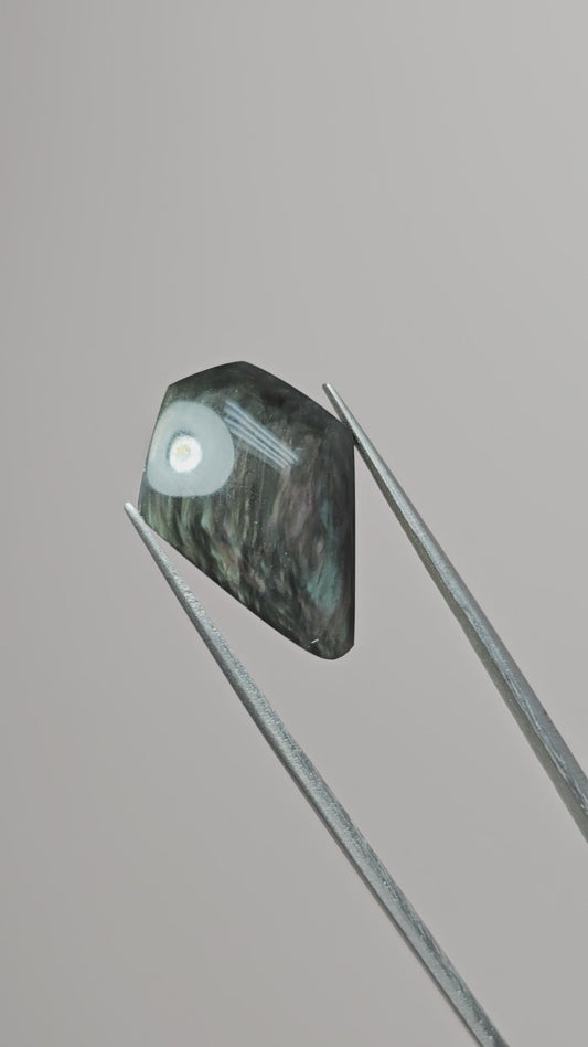 Velvet obsidian Cabochon | Natural Mexican Obsidian for Silversmiths