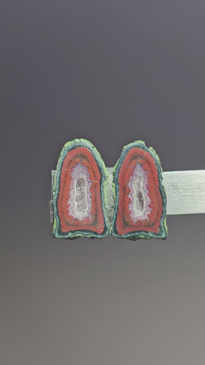 Tabasco Geode Pair | Natural Mexican Geode