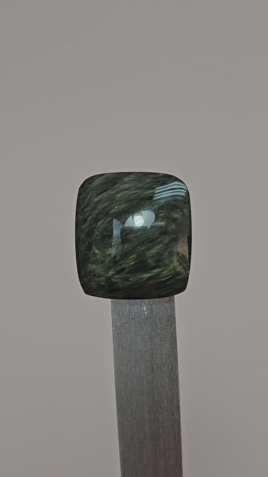 Velvet obsidian Cabochon | Natural Mexican Obsidian for Silversmiths