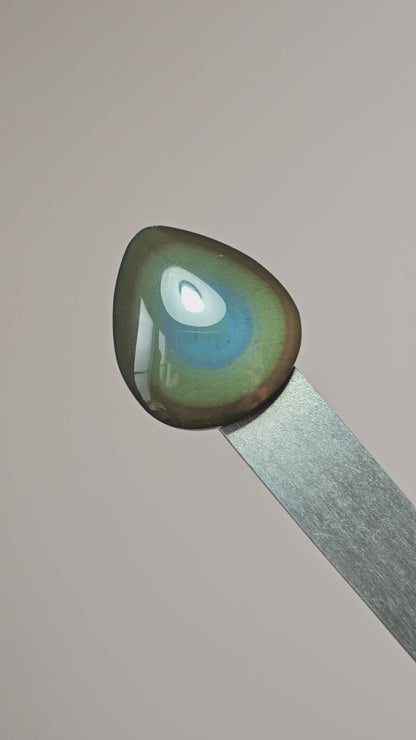 Rainbow obsidian Cabochon | Natural Mexican Obsidian for Silversmiths