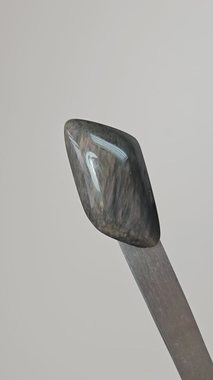 Velvet obsidian Cabochon | Natural Mexican Obsidian for Silversmiths
