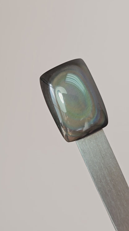 Rainbow obsidian Cabochon | Natural Mexican Obsidian for Silversmiths