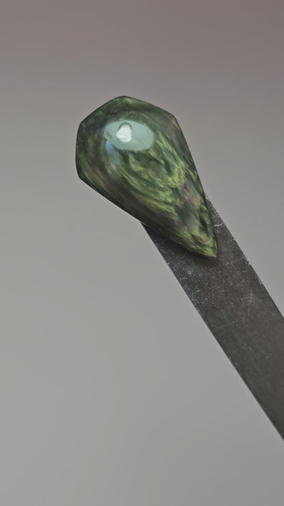 Velvet obsidian Cabochon | Natural Mexican Obsidian for Silversmiths