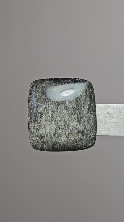 Gold Sheen Obsidian Cabochon | Natural Mexican Obsidian for Silversmiths