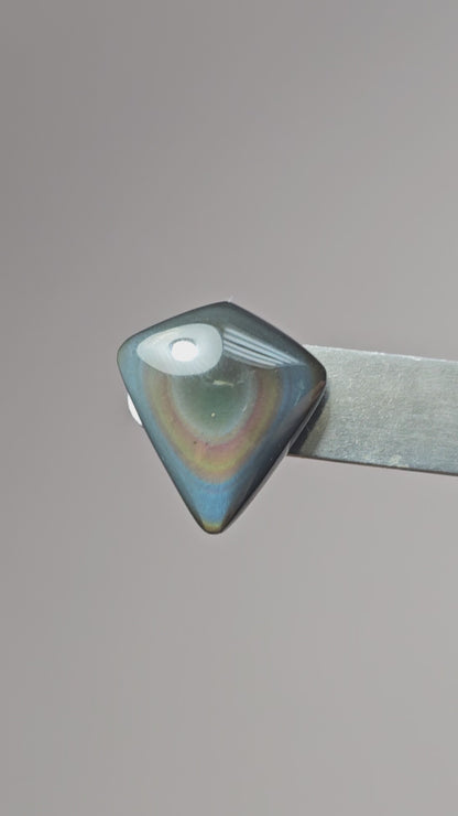 Rainbow obsidian Cabochon | Natural Mexican Obsidian for Silversmiths