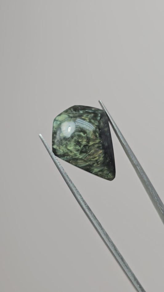 Velvet obsidian Cabochon | Natural Mexican Obsidian for Silversmiths