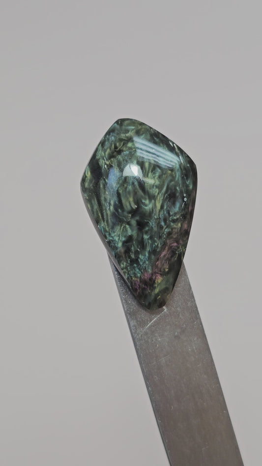 Velvet obsidian Cabochon | Natural Mexican Obsidian for Silversmiths