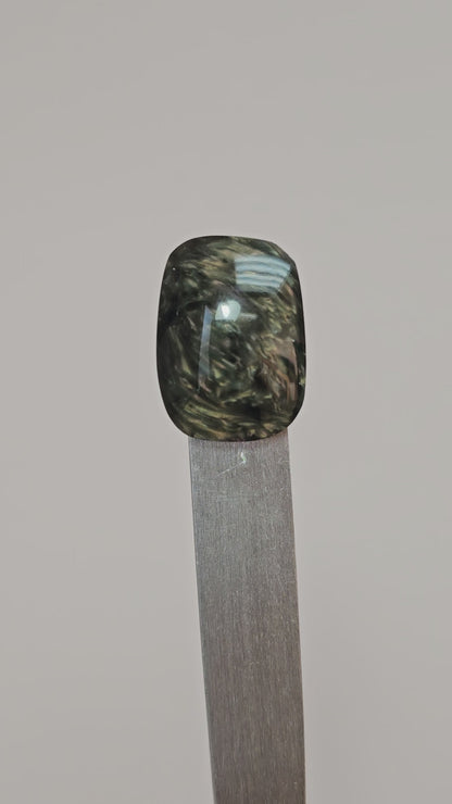 Velvet obsidian Cabochon | Natural Mexican Obsidian for Silversmiths