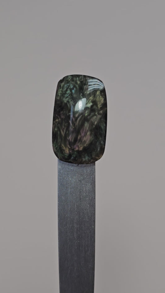 Velvet obsidian Cabochon | Natural Mexican Obsidian for Silversmiths