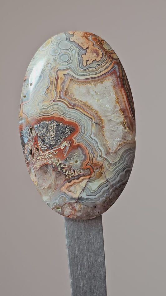 Mexican Crazy Lace Agate Cabochon