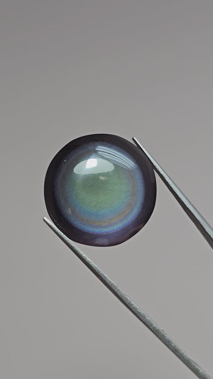 Rainbow obsidian Cabochon | Natural Mexican Obsidian for Silversmiths