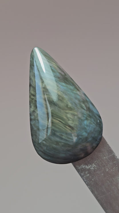 Velvet obsidian Cabochon | Natural Mexican Obsidian for Silversmiths