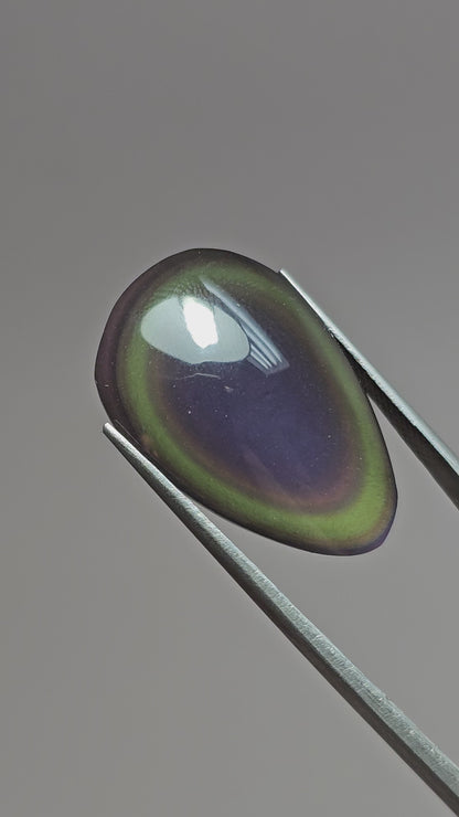 Rainbow obsidian Cabochon | Natural Mexican Obsidian for Silversmiths