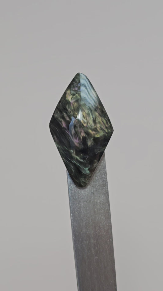 Velvet obsidian Cabochon | Natural Mexican Obsidian for Silversmiths