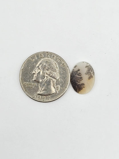 Dentrite agate cabochon large