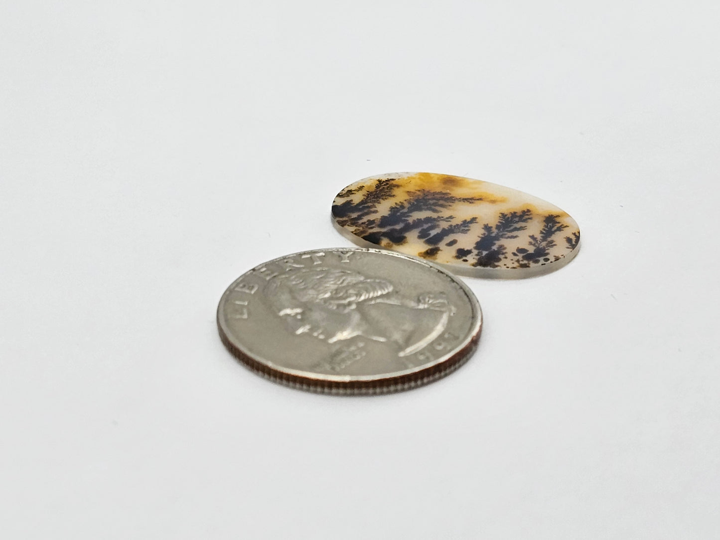 Dentrite agate cabochon large