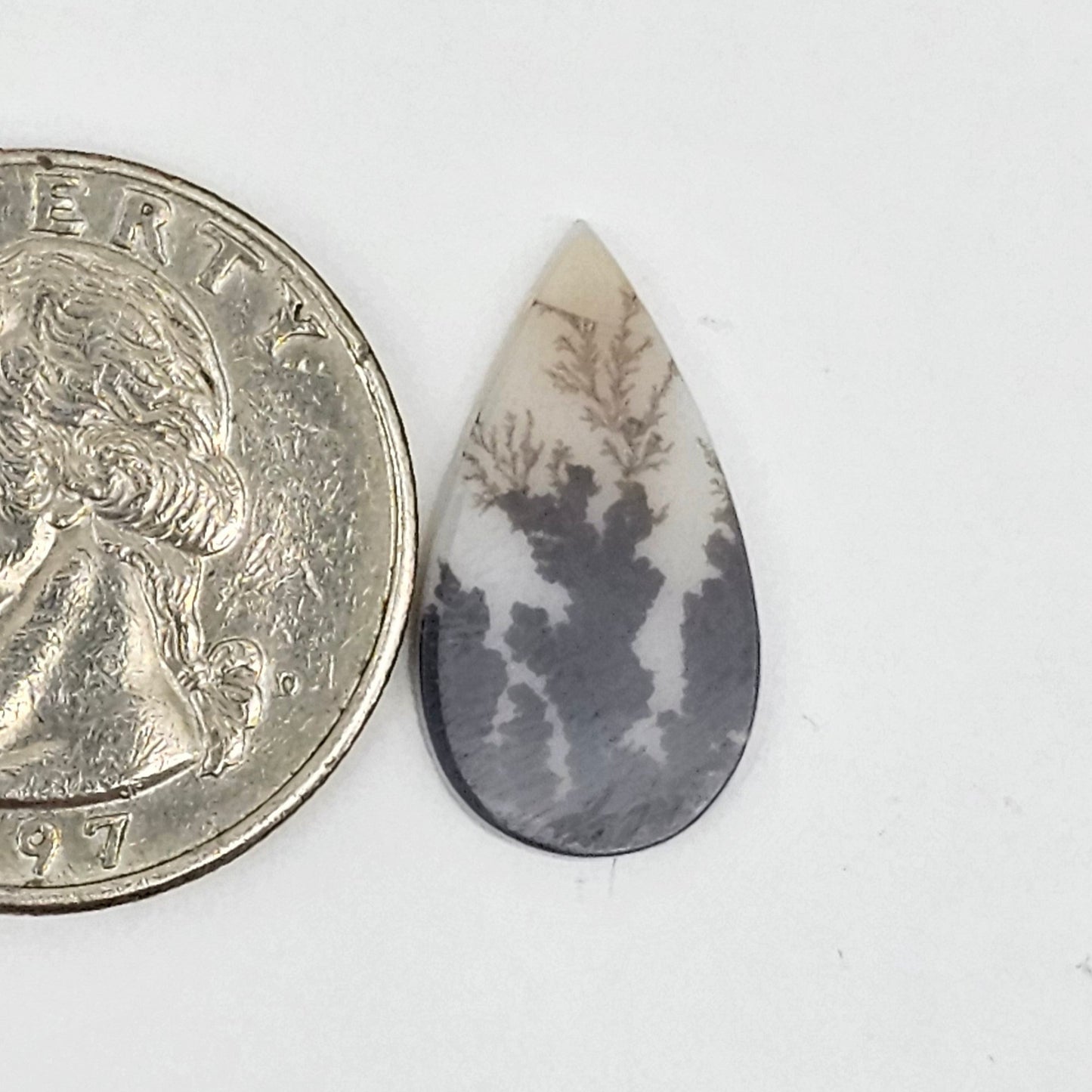 Dentrite agate cabochon large